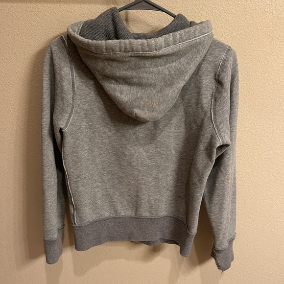 Gray Abercrombie zip up hoodie - Picture 2 of 3